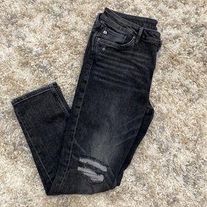 Dear John faded black ankle skinnies